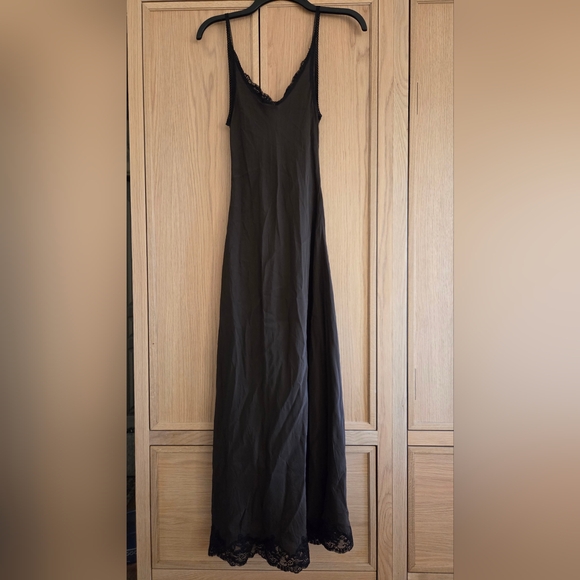 Bec + Bridge Deja Vous Slip Dress Silk And Lace Spaghetti Strap Ankle Length - Picture 14 of 15